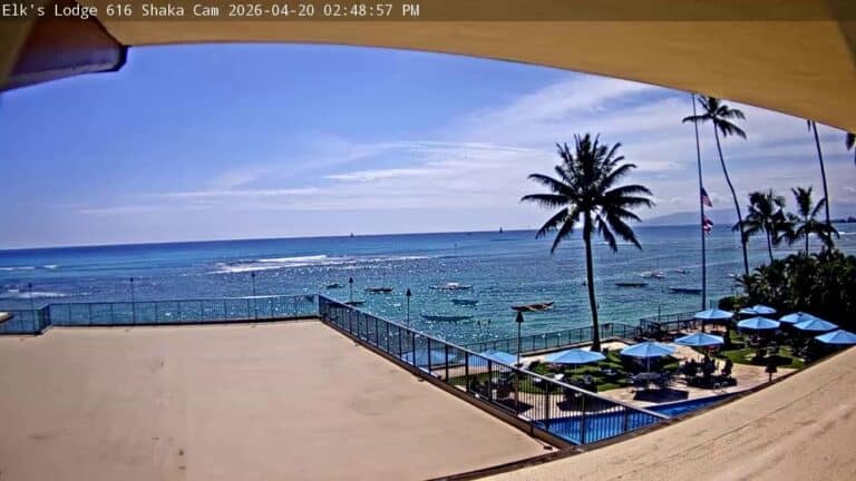 Waikiki, Honolulu Webcams - Elks Lodge 616